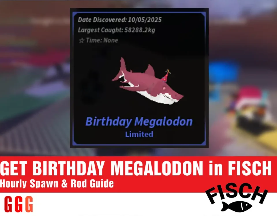 4 GET BIRTHDAY MEGALODON in FISCH