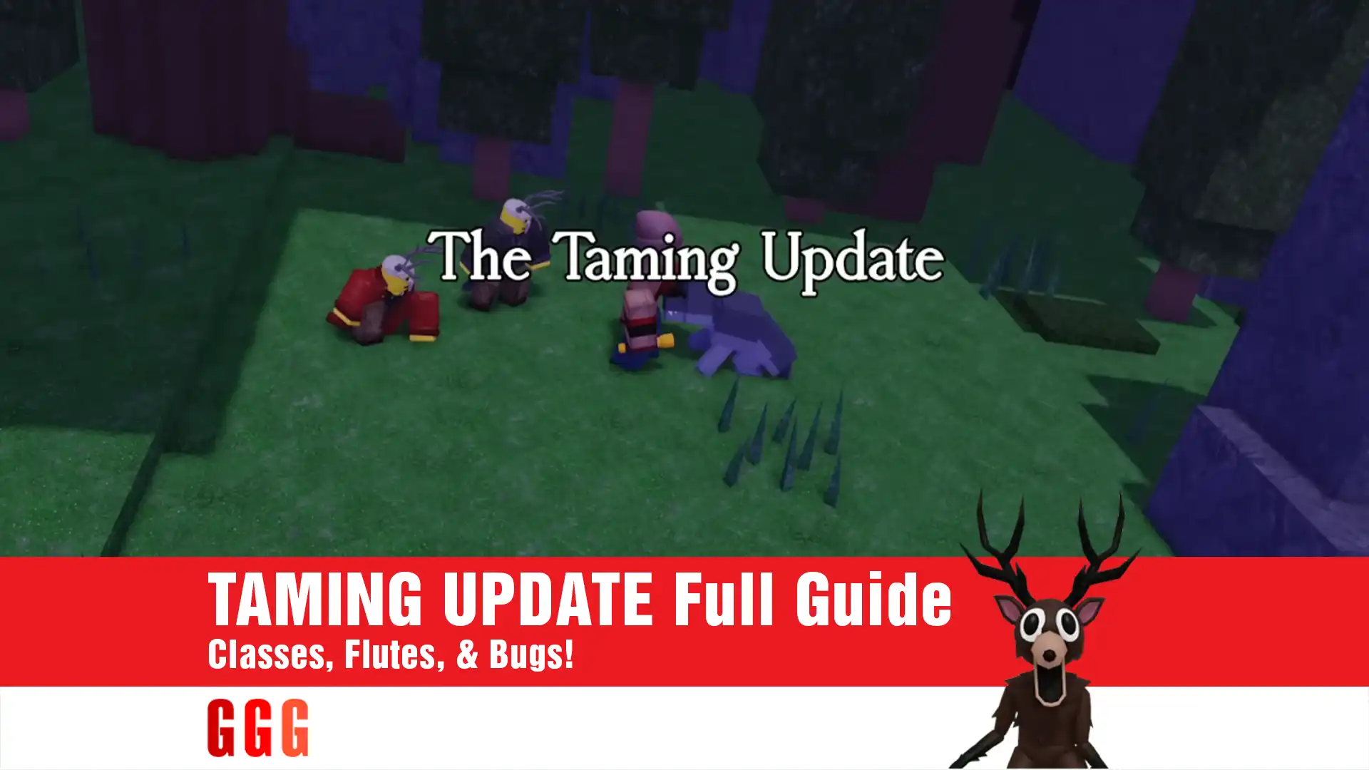 4 PET TAMING UPDATE in 99 Nights In The Forest