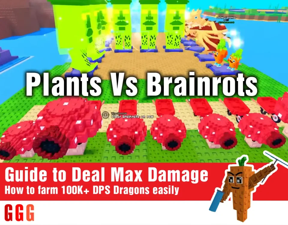 5 max damage in Plants Vs Brainrots
