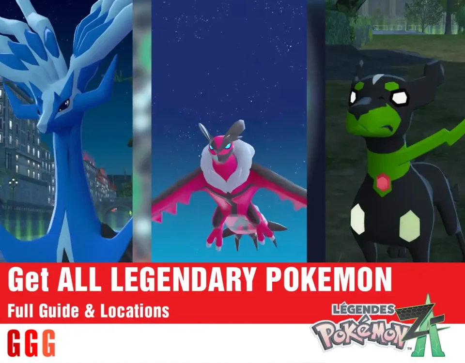 6 ALL LEGENDARY POKEMON in Pokémon Legends Z-A