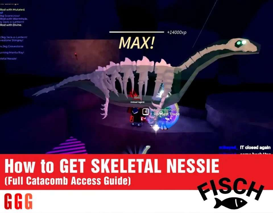 6 GET SKELETAL NESSIE in fisch