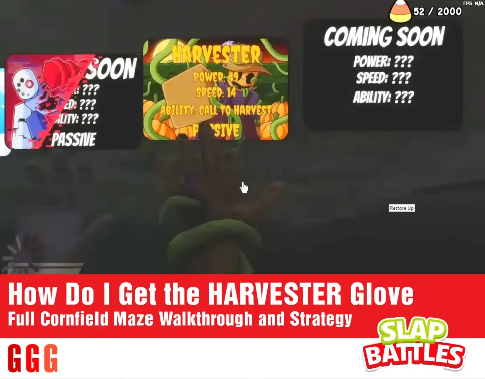 Your Full Guide to Unlocking the HARVESTER Glove in Slap Battles 15 6 HARVESTER Glove in Slap Battles