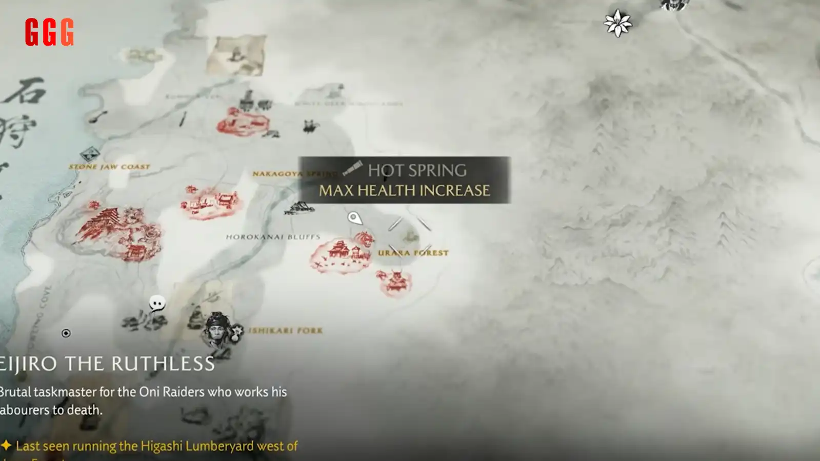 7 every Hot Spring Location in Ghost of Yotei