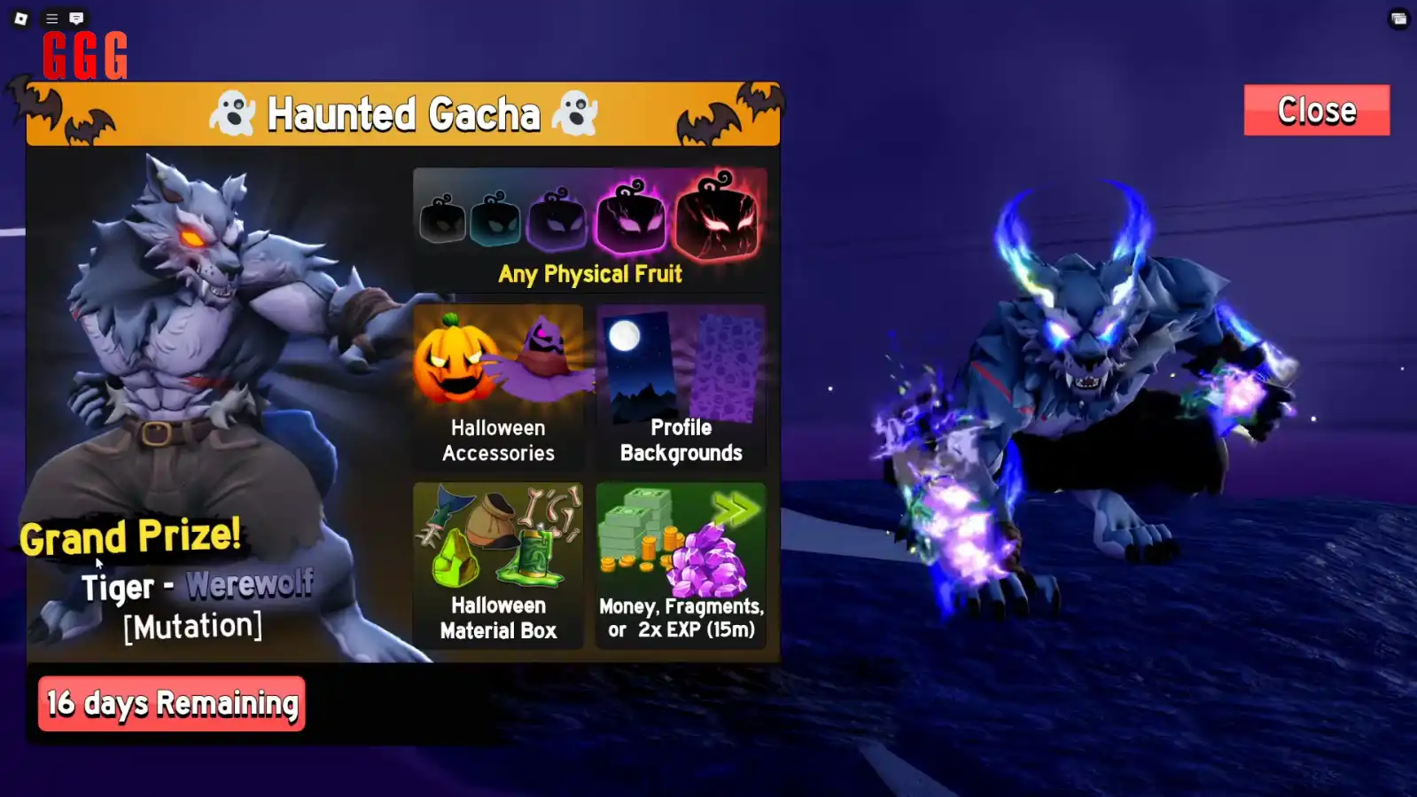 GET WEREWOLF in Blox Fruits