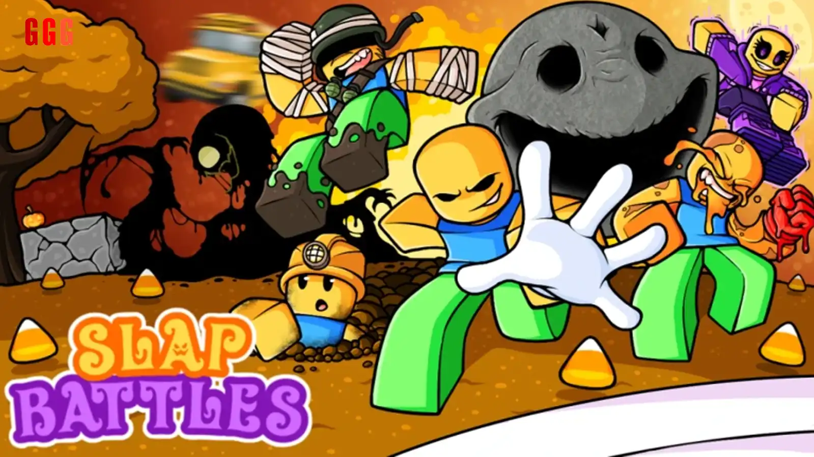 SLAP BATTLES HALLOWEEN UPDATE