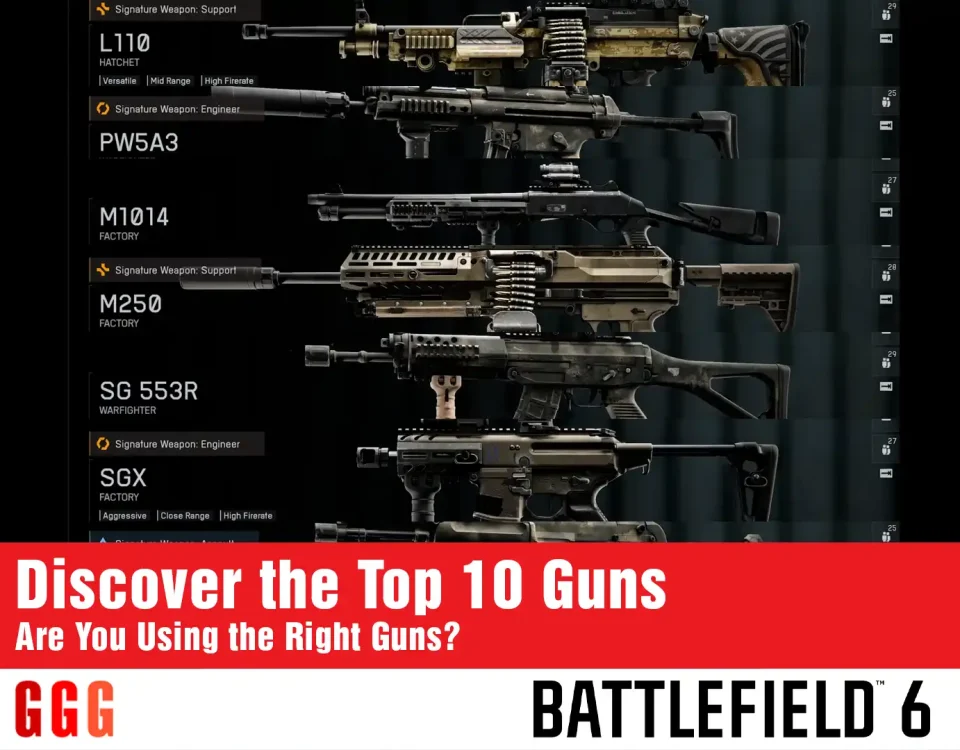 Top 10 Guns in Battlefield 6