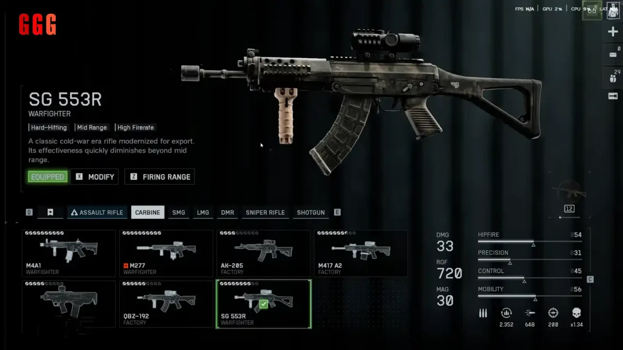 Top 10 Guns in Battlefield 6 SG-553