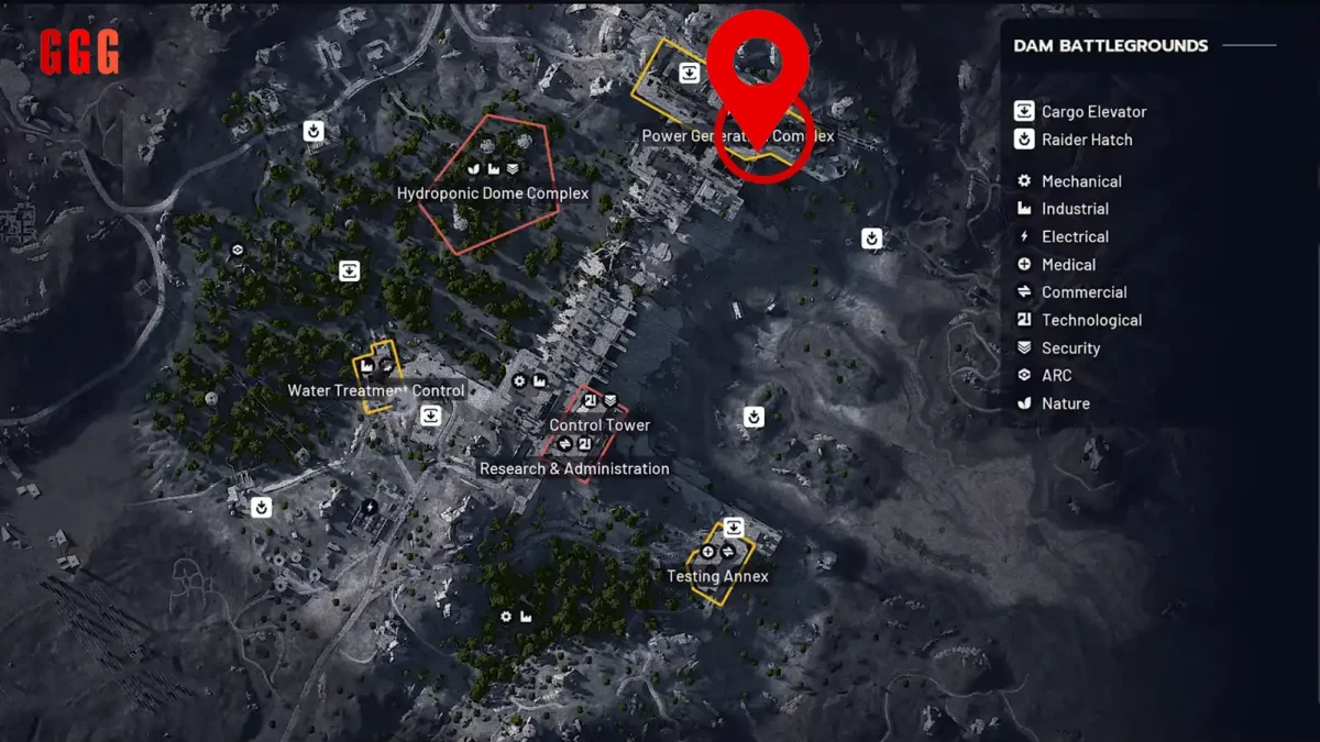 1 All Keyroom Locations in ARC Raiders