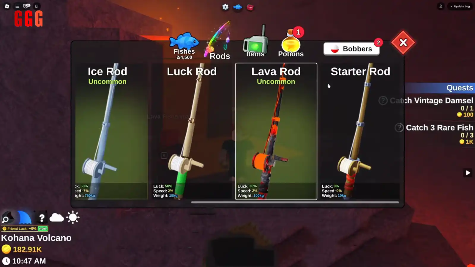 1 BEST ROD PROGRESSION in Fisch