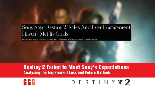 1 Destiny 2 Failed to Meet Sony's Expectations
