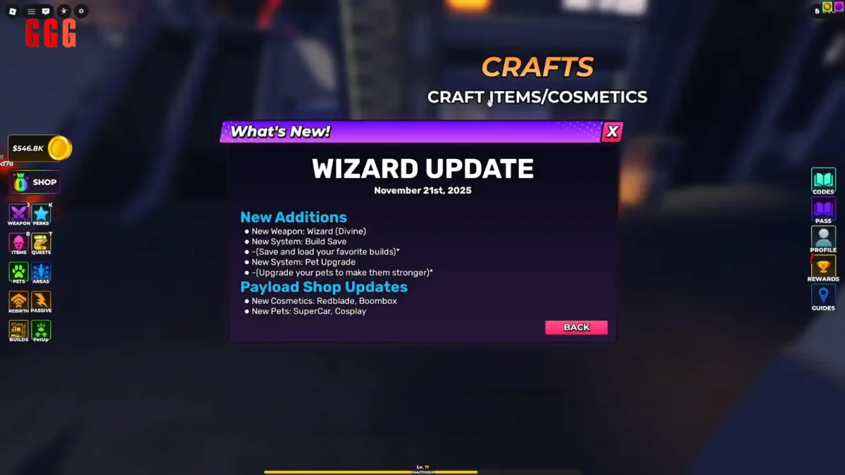 1 HUNTY ZOMBIES WIZARD UPDATE