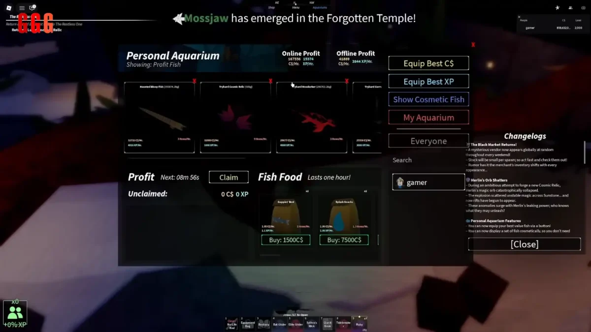 1 Merlin Update in Fisch