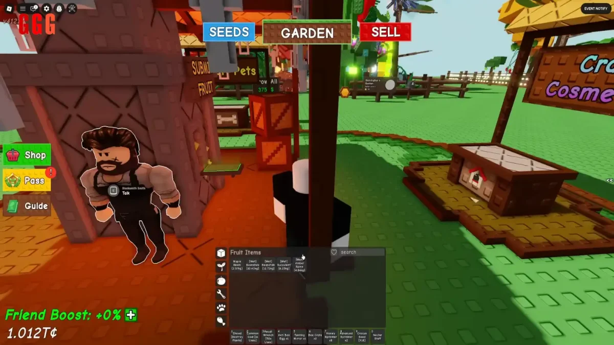 1 SMITHING EVENT UPDATE In Grow A Garden