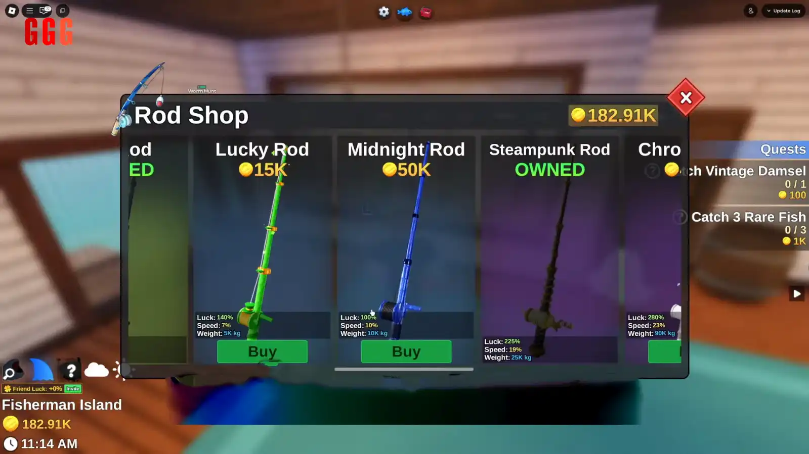 2 BEST ROD PROGRESSION in Fisch