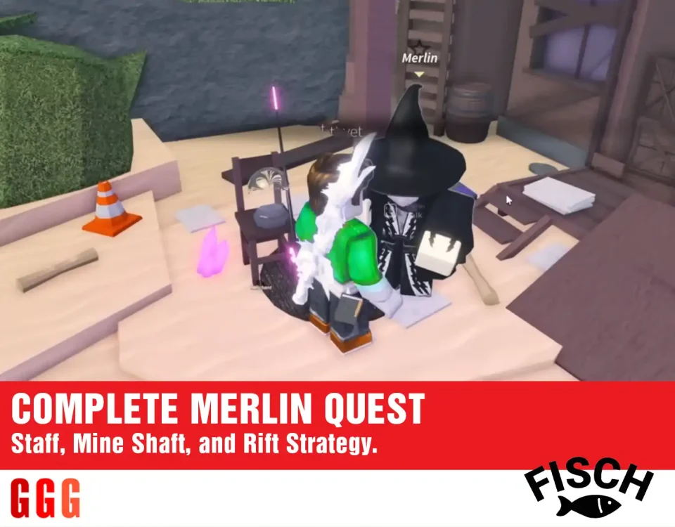 2 COMPLETE MERLIN QUEST UPDATE in FISCH