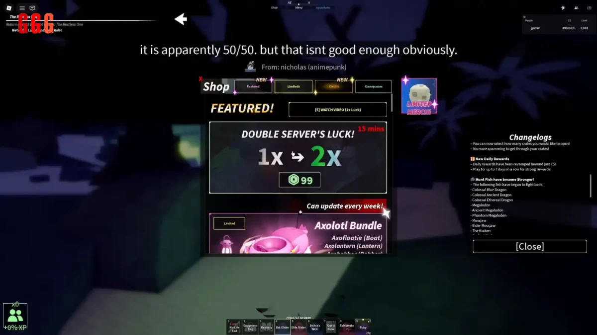 2 Merlin Update in Fisch