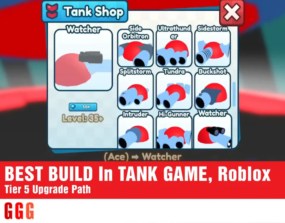 3 BEST BUILD In TANK GAME Roblox