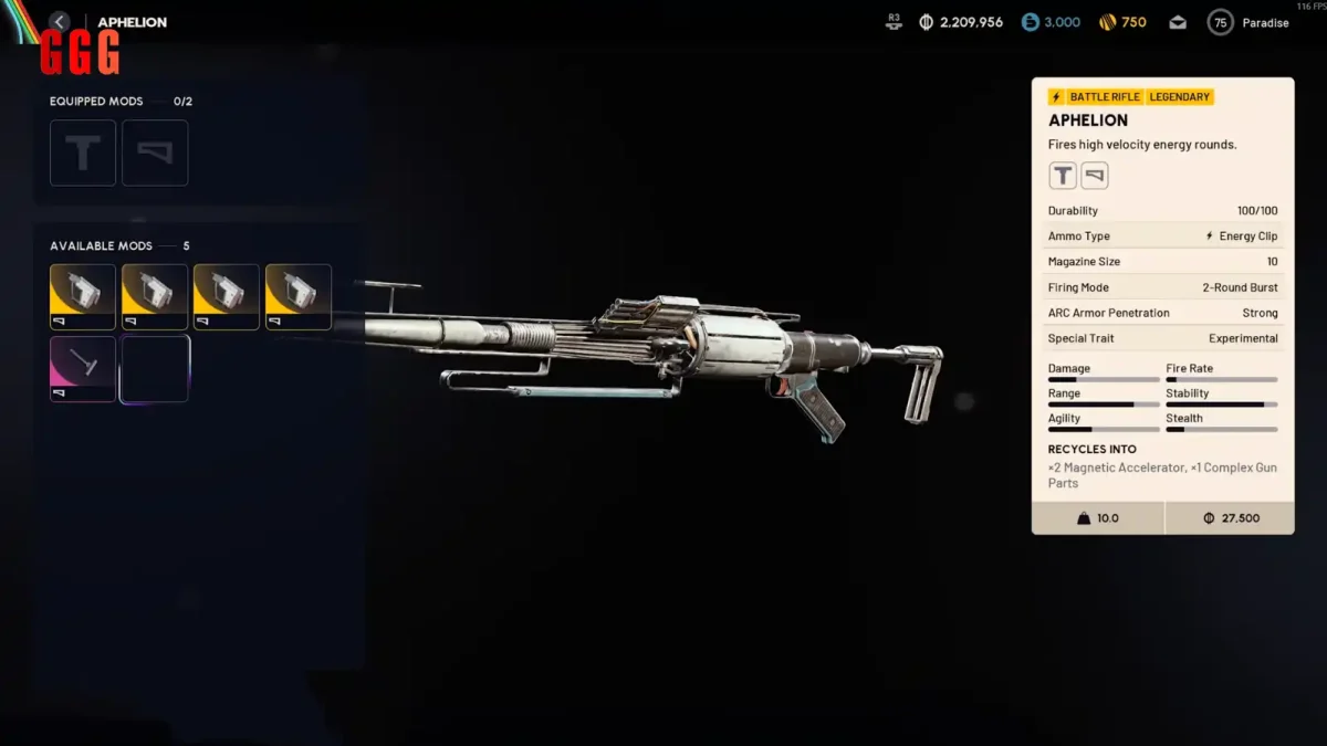 3 Get Legendary Aphelion Blueprint in ARC Raiders