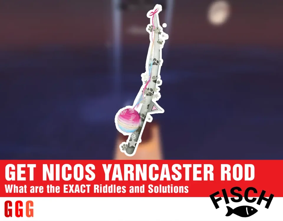 3 GET NICOS YARNCASTER ROD In Fisch