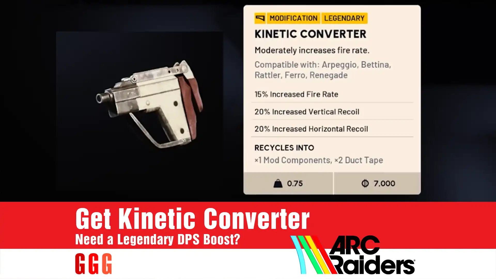 Get Kinetic Converter in ARC Raiders