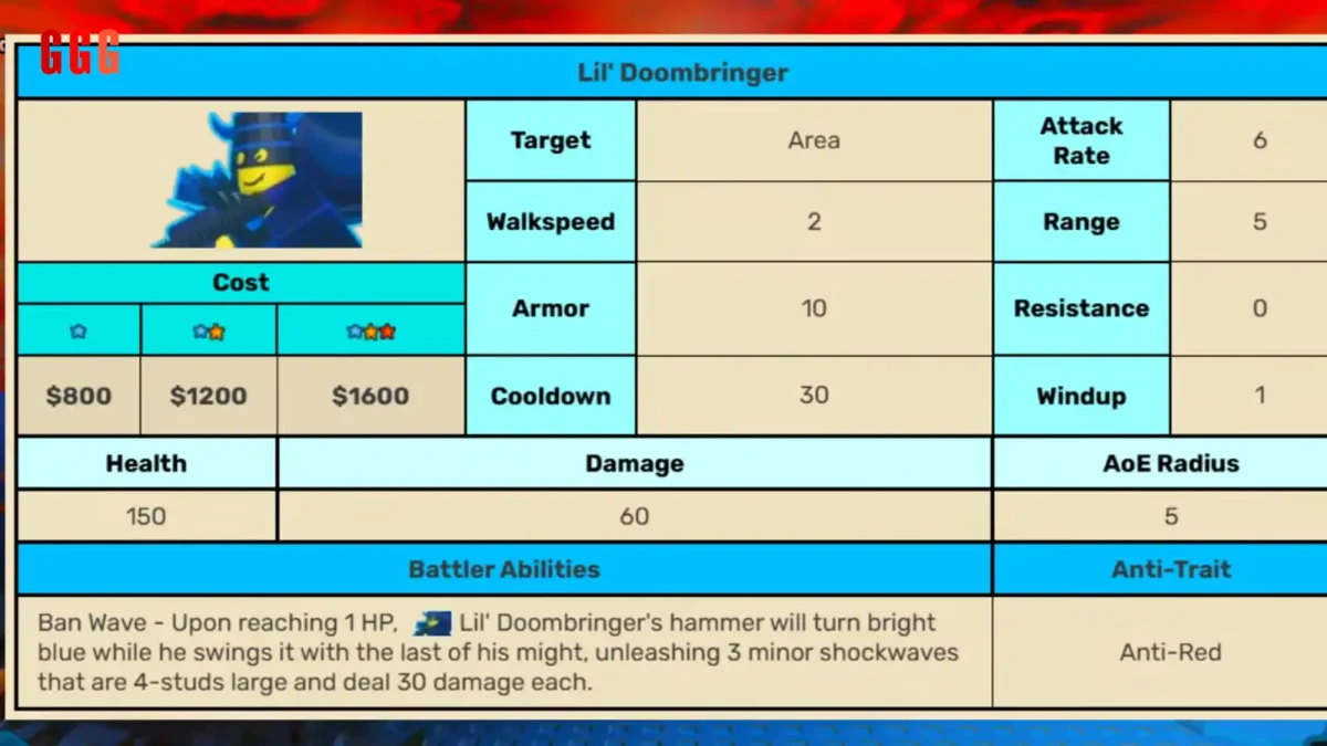 GET LIL DOOMBRINGER in Battle Bricks