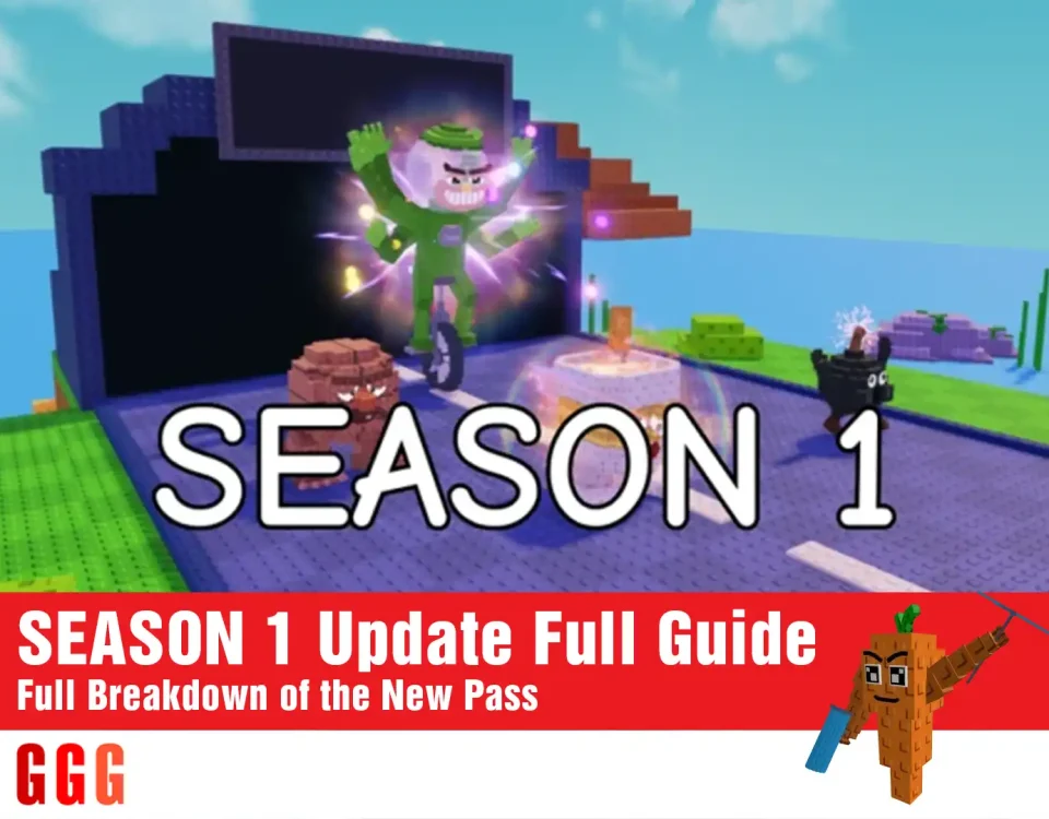 Plants Vs Brainrots SEASON 1 Update full guide