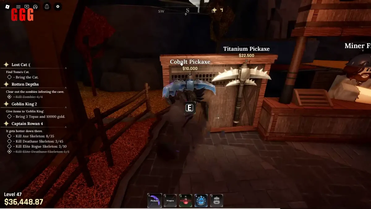 3 best Pickaxe Progression Guide in The Forge