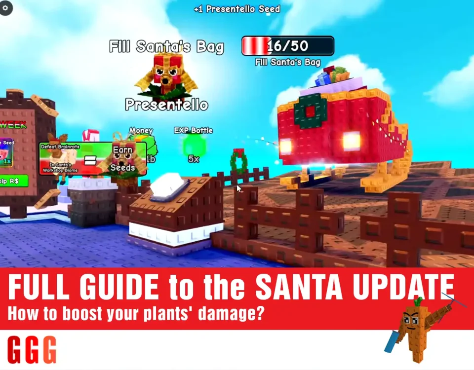 3 FULL GUIDE to the SANTA UPDATE in Plants Vs Brainrots