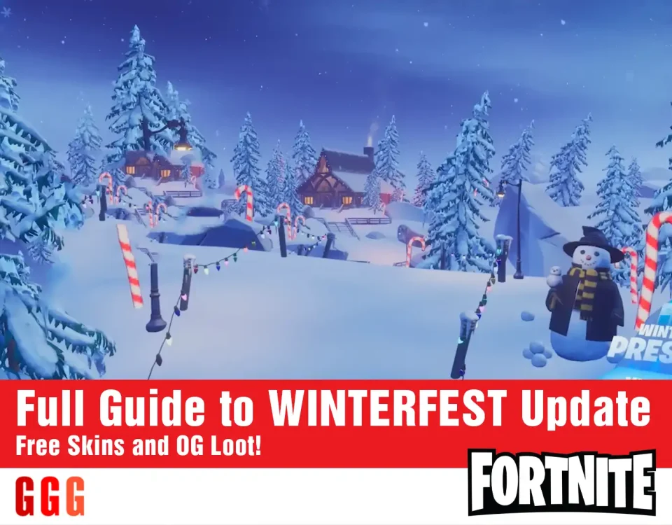 4 full guide to WINTERFEST Update in Fortnite