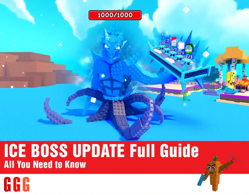 ICE BOSS UPDATE in Plants Vs Brainrots