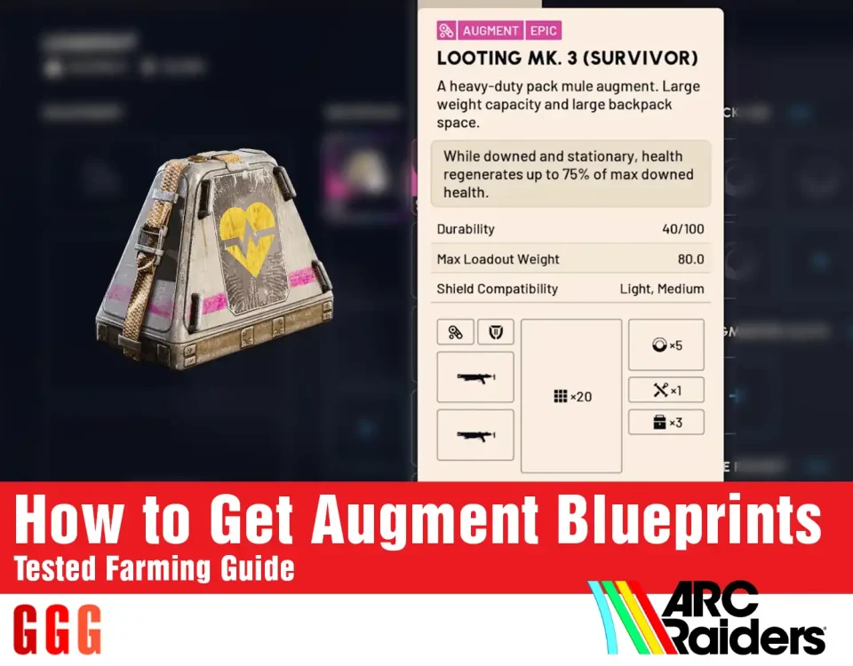 Get Augment Blueprints in ARC Raiders