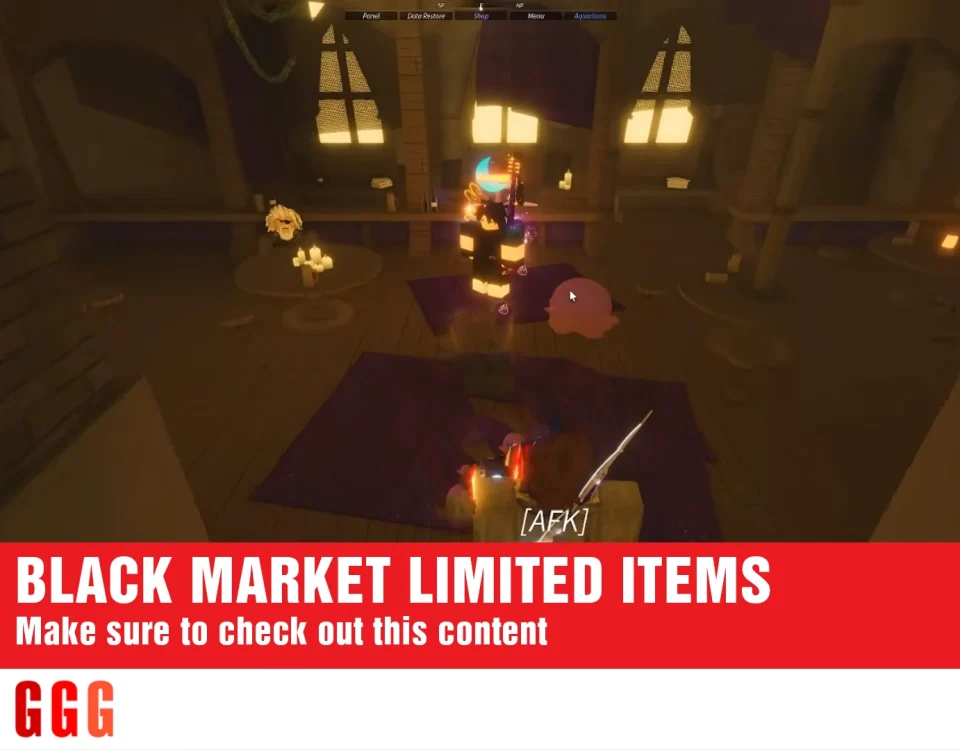 BLACK MARKET LIMITED ITEMS In Fisch