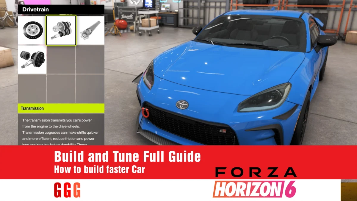 Build and Tune in Forza Horizon 6