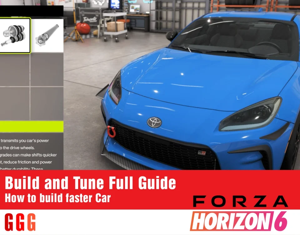 Build and Tune in Forza Horizon 6