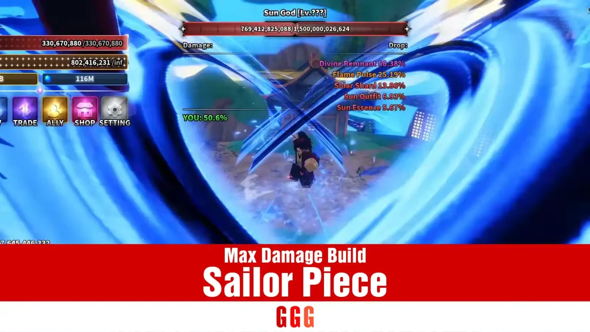 Max Damage Build in Sailor Piece