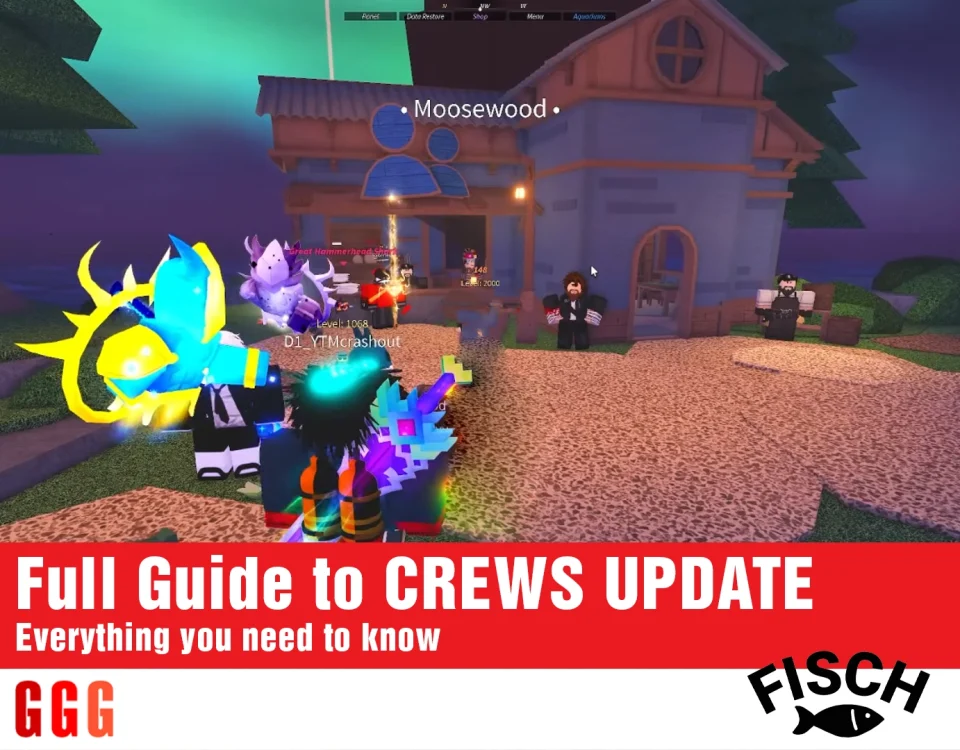 Full Guide to CREWS UPDATE In Fisch