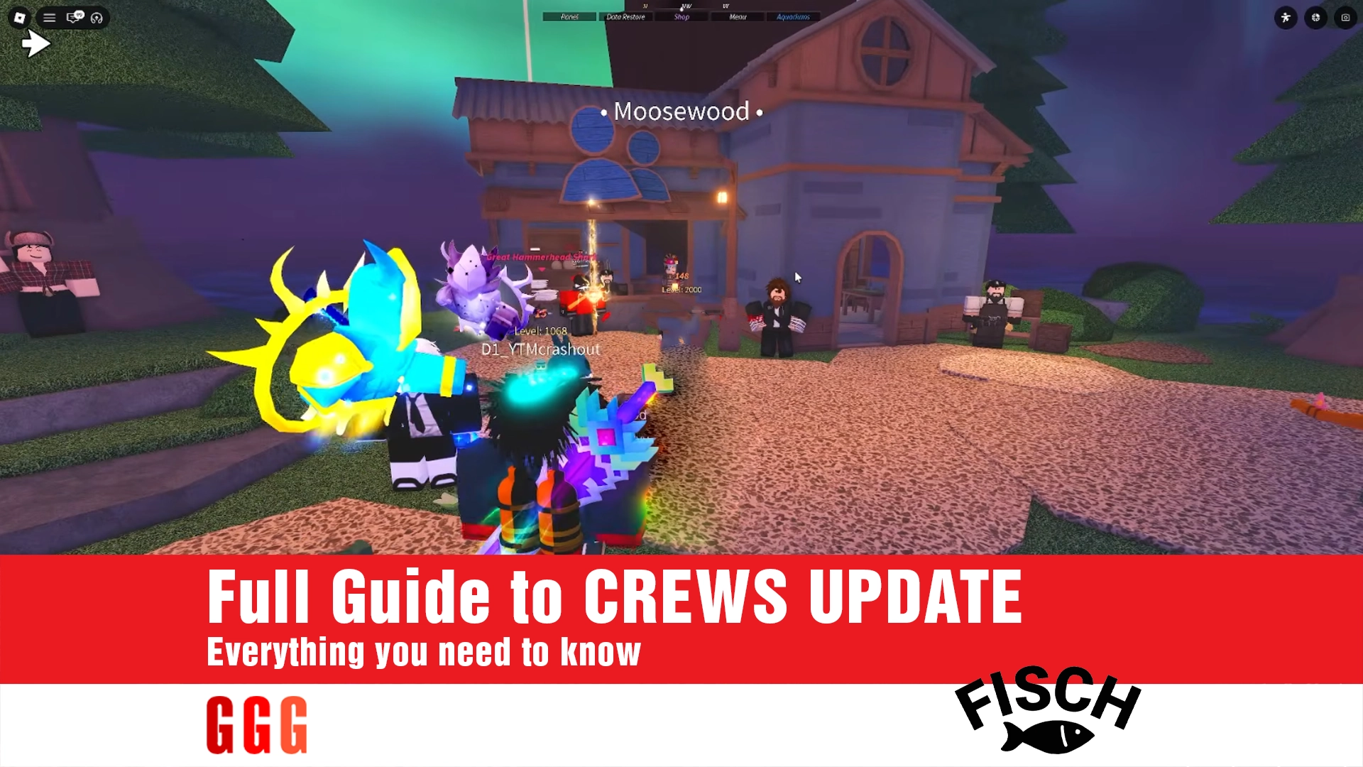 Full Guide to CREWS UPDATE In Fisch
