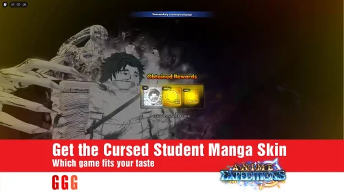 How to Get the Cursed Student Manga Skin in Anime Expeditions for Free