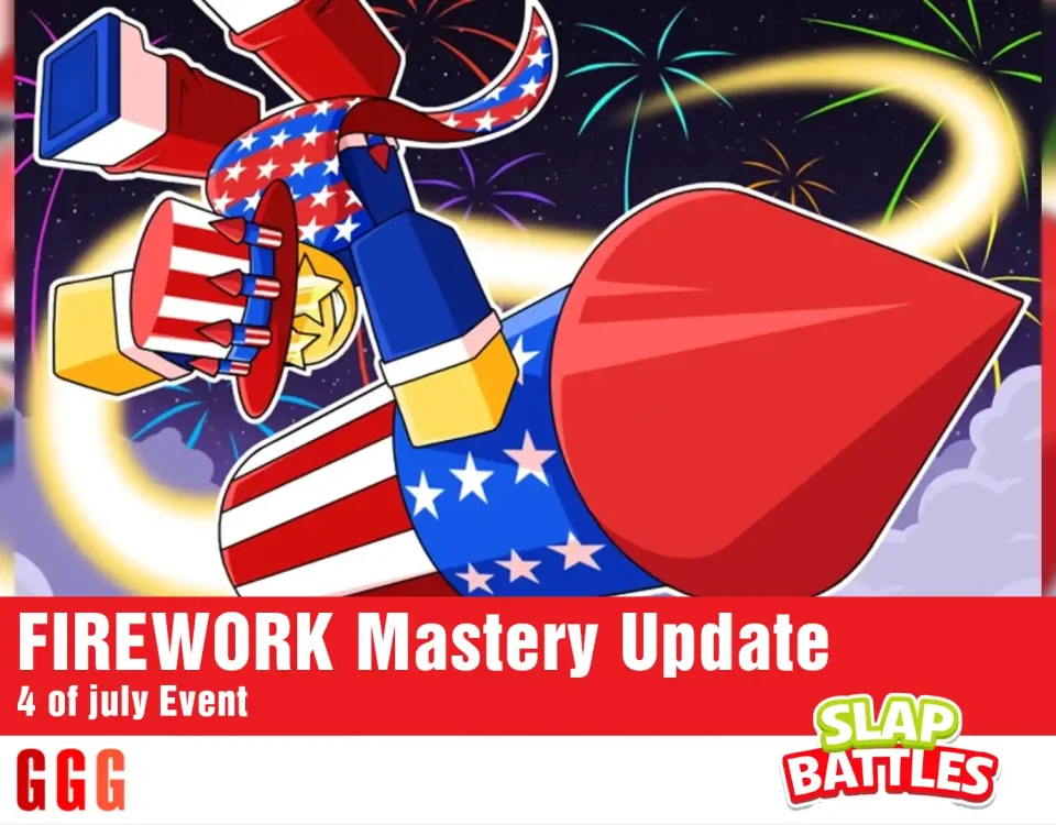 FIREWORK Mastery update in Slap Battles