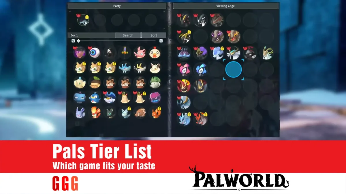 Palworld Pals Tier List