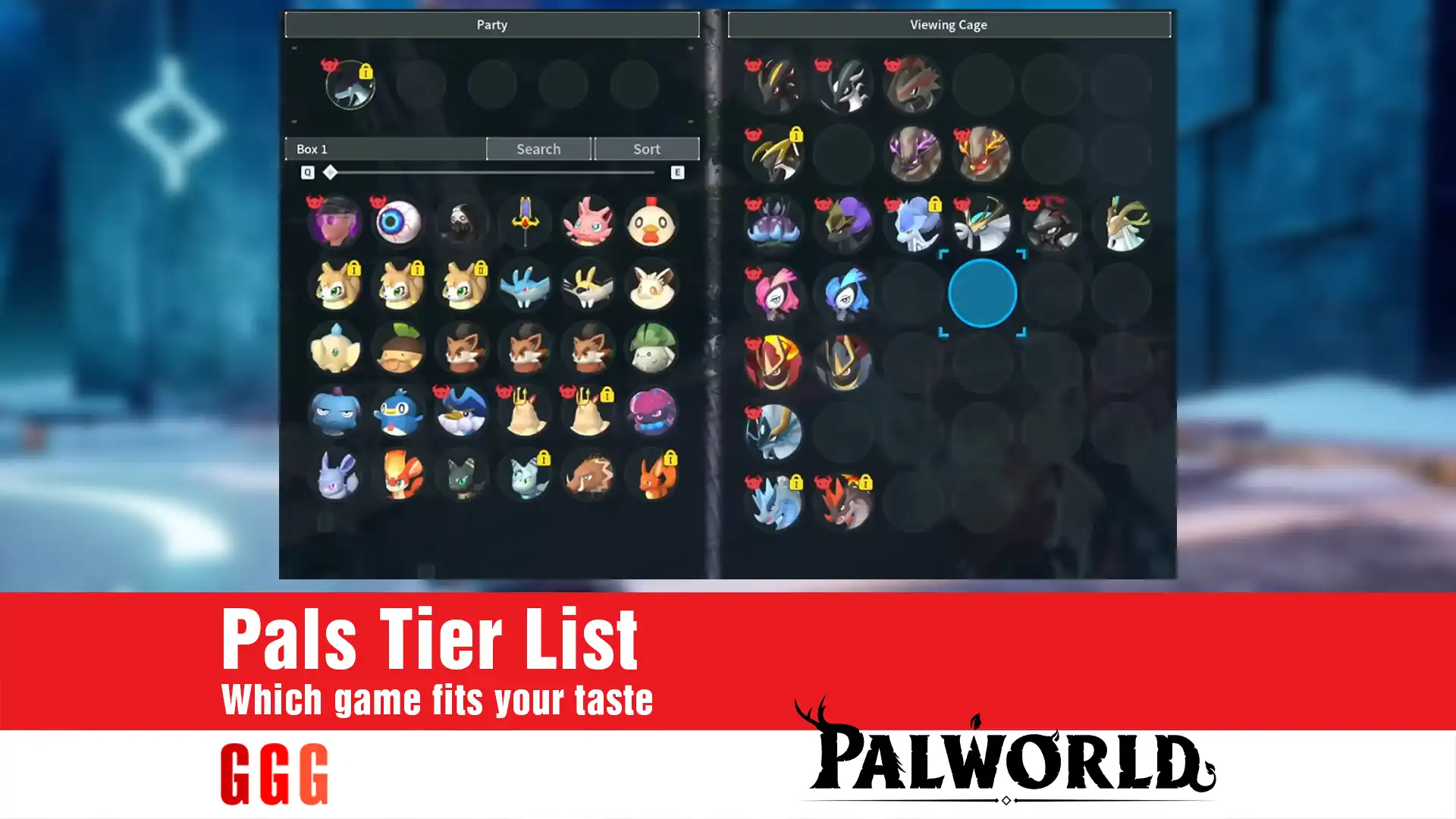 Palworld Pals Tier List