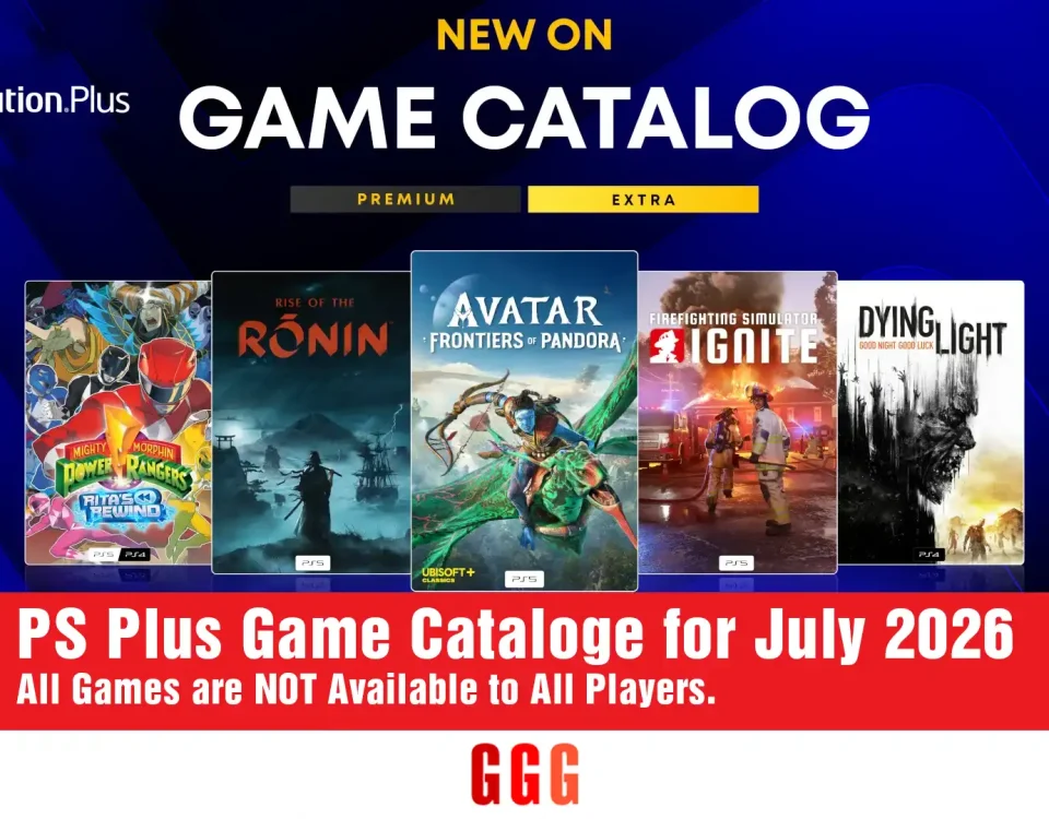 PlayStation Plus Game Catalog for July 2026