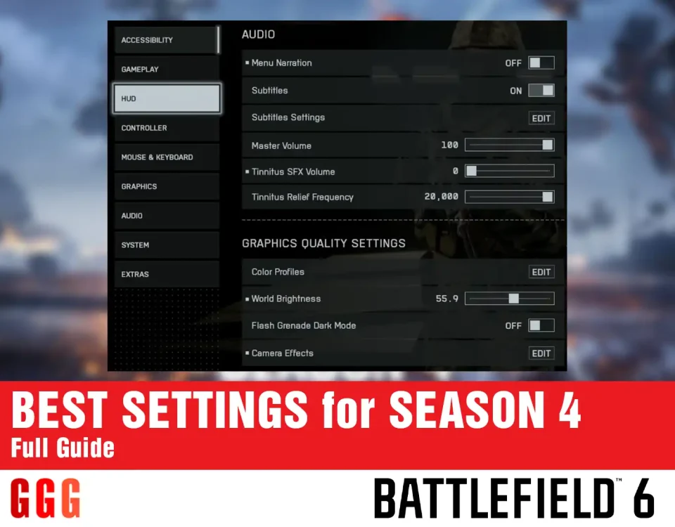 BEST Battlefield 6 SETTINGS for SEASON 4