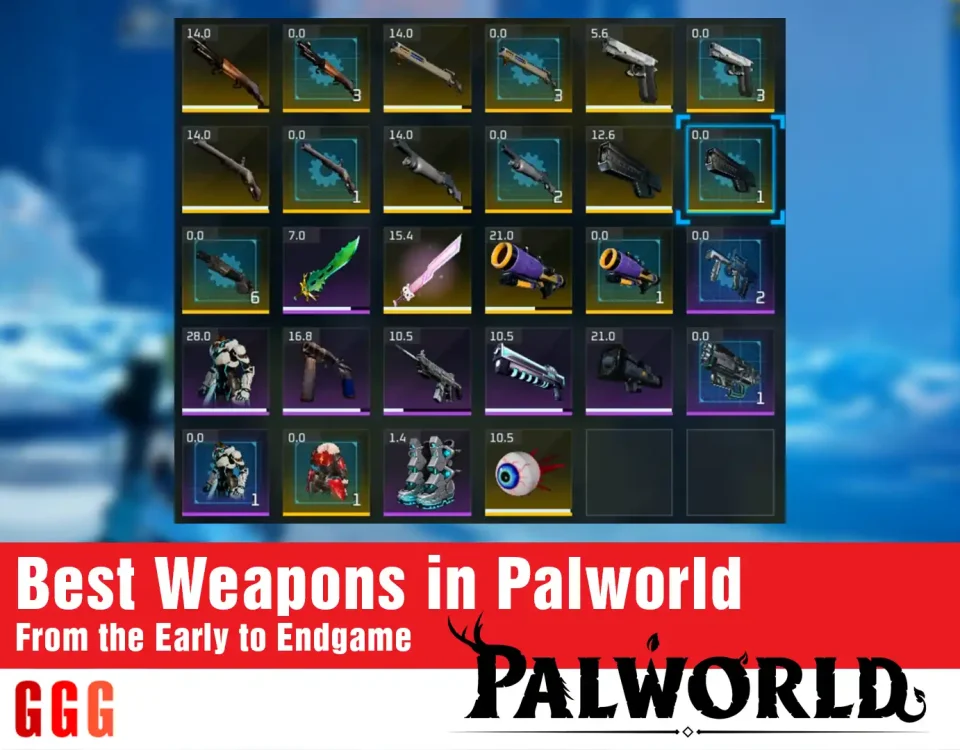 Best Weapons in Palworld