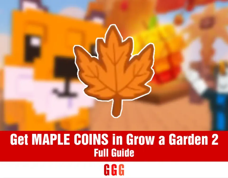 get MAPLE COINS in Grow a Garden 2