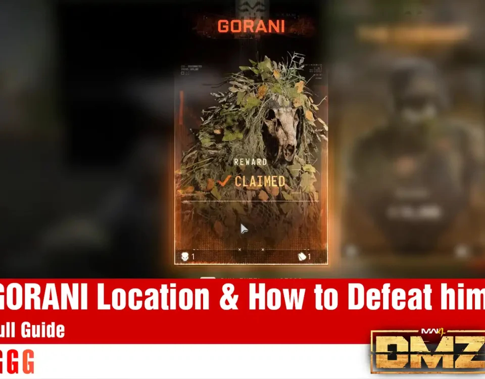 1 GORANI Location in Modern Warfare 4 DMZ How to defeat him