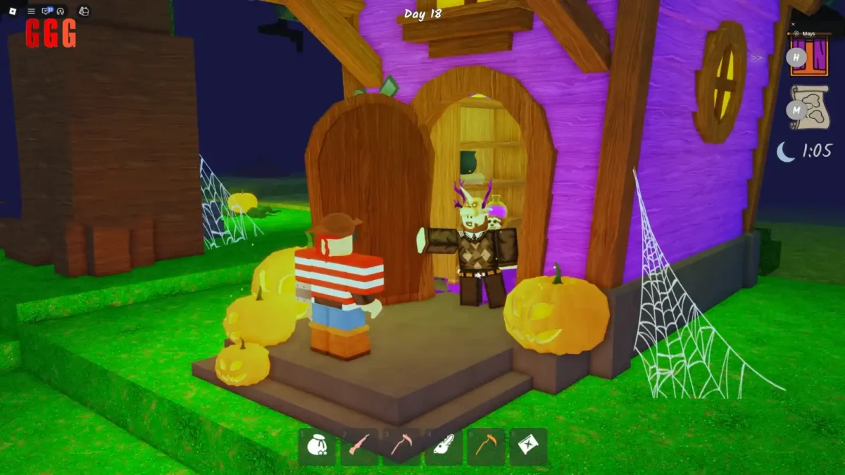 3 TRICK OR TREAT UPDATE in 99 Nights in the Forest