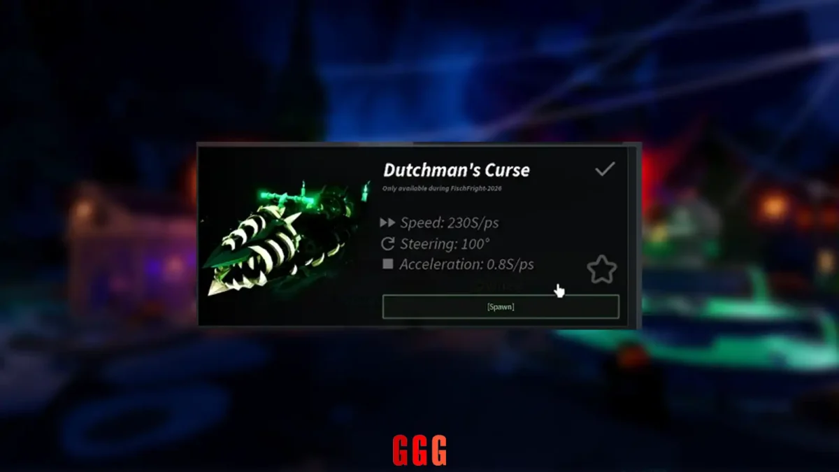 Full Guide to FISCHFRIGHT 3 In Fisch Dutchman Boat